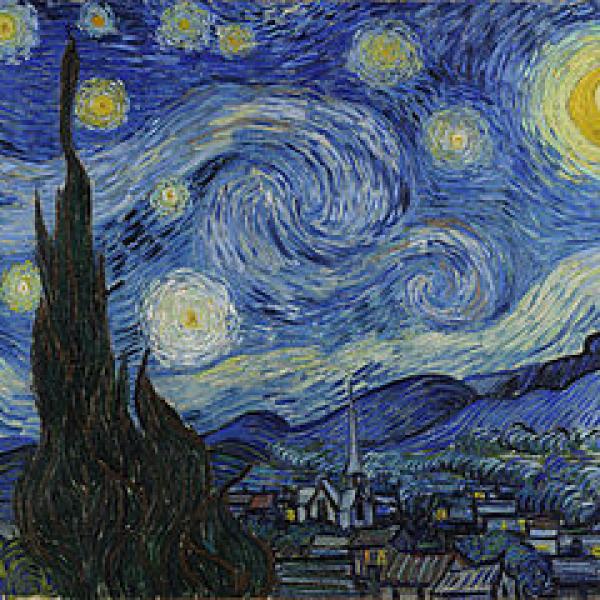 Vincent Van Gogh Gwieździsta Noc Obraz na płótnie 120x80cm