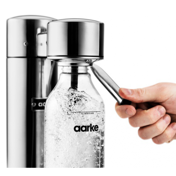Saturator do gazowania wody Aarke Carbonator 3 - kolor srebrny